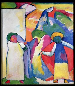 即興No.6（アフリカ）1909 作： Wassily Kandinsky